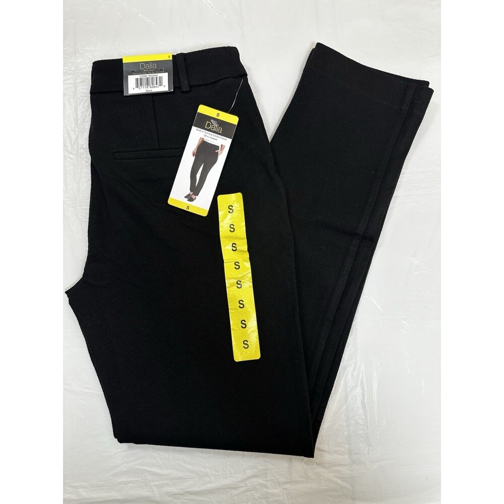 Dalia Women’s Twill Ponte Pants, Color: Black, Size Small, NWT